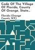 Code_of_the_village_of_Florida__County_of_Orange__State_of_New_York
