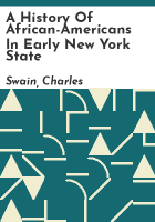 A_history_of_African-Americans_in_early_New_York_State