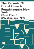 The_records_of_Christ_Church__Poughkeepsie_New_York