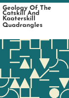 Geology_of_the_Catskill_and_Kaaterskill_quadrangles