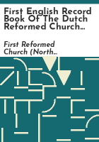First_English_record_book_of_the_Dutch_Reformed_Church_in_Sleepy_Hollow