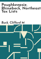 Poughkeepsie__Rhinebeck__Northeast_tax_lists