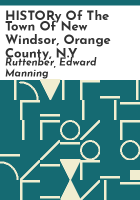 HISTORy_of_the_town_of_New_Windsor__Orange_County__N_Y